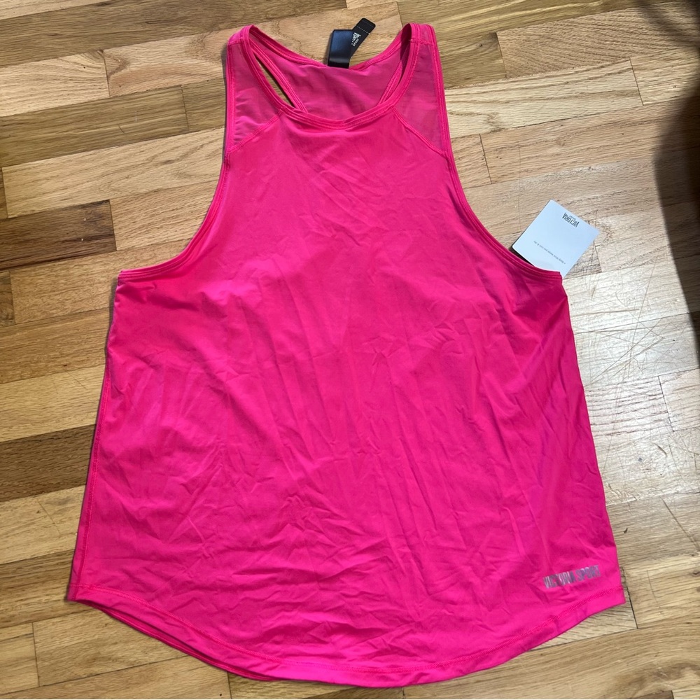 Victoria sport pink workout tank top